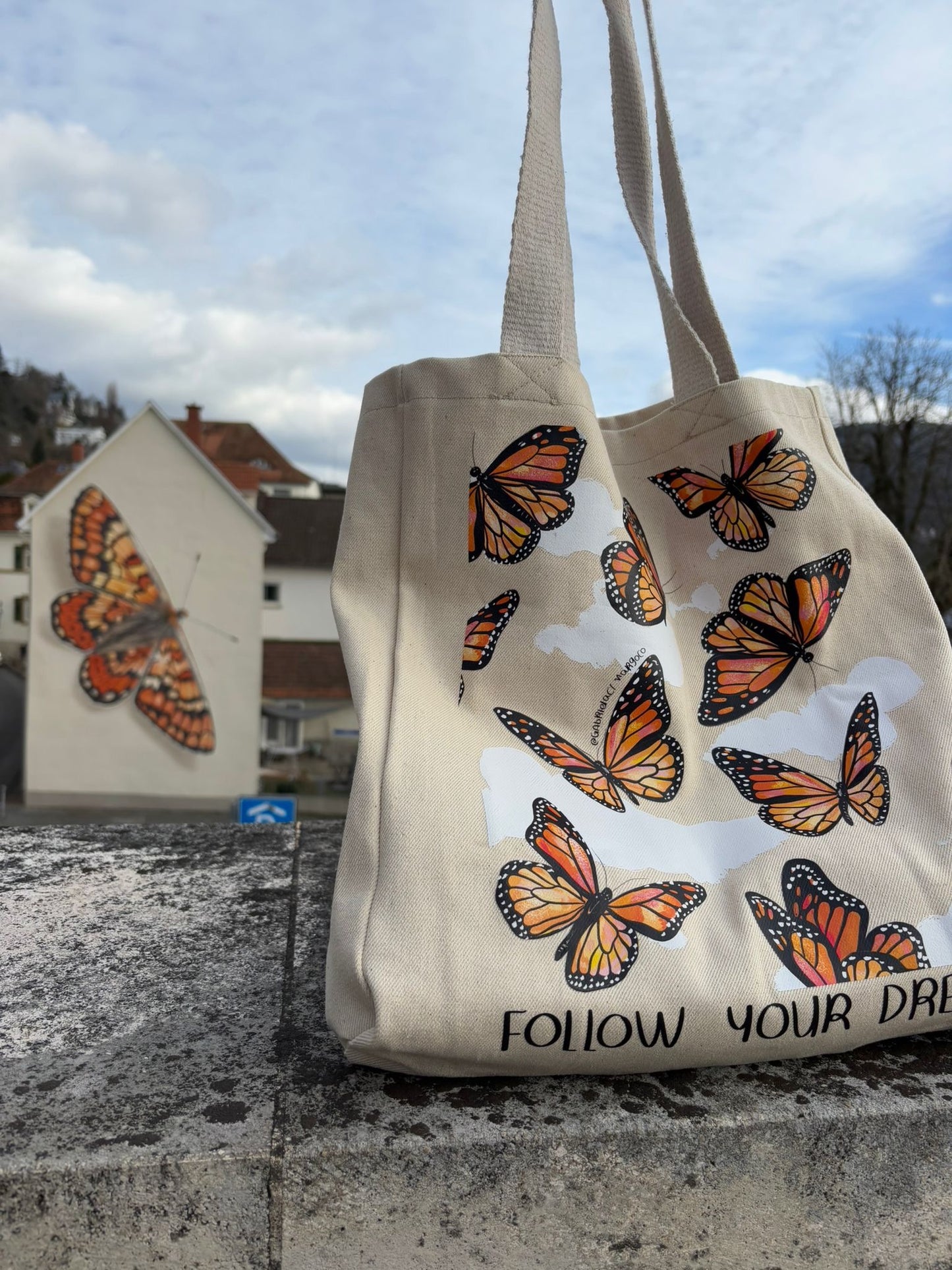 TOTE BAGS MARIPOSA MONARCA