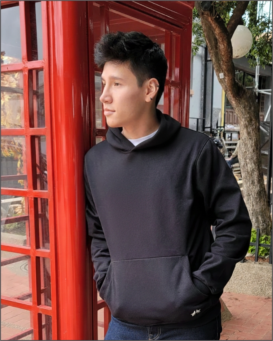 Buzo Hoodie Negro