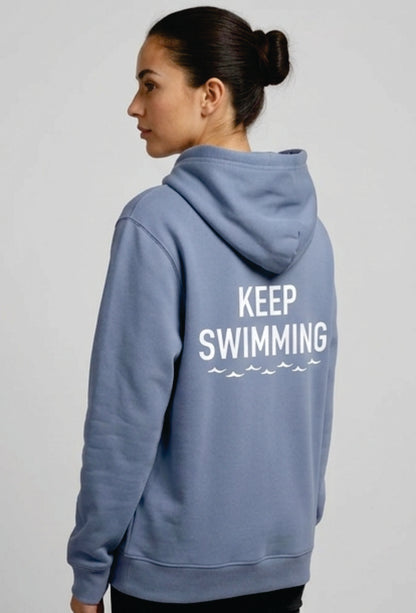 Buzo Hoodie keep Swimming