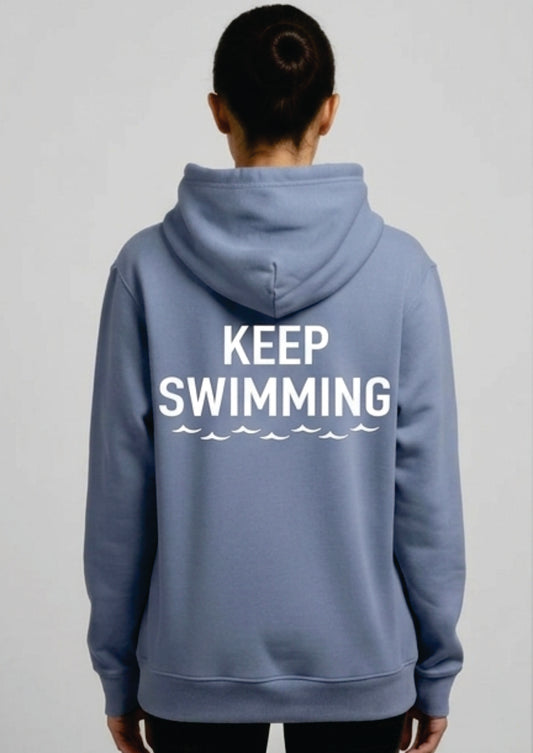 Buzo Hoodie keep Swimming