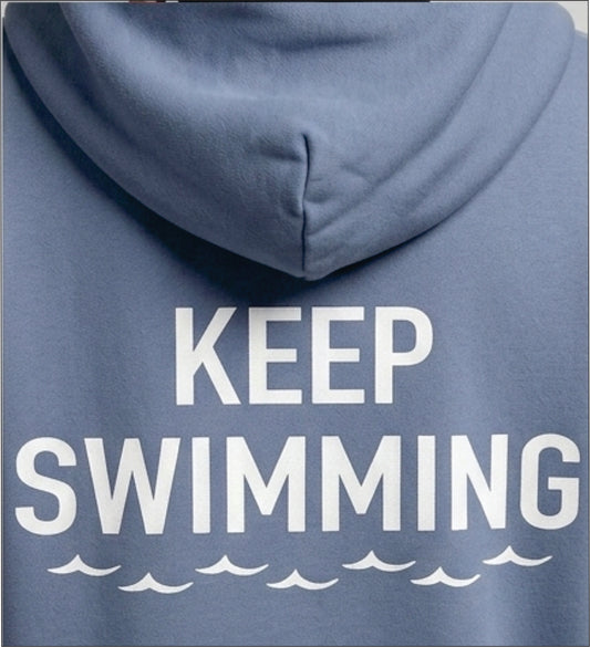 Buzo Hoodie keep Swimming
