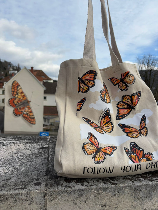 TOTE BAGS MARIPOSA MONARCA