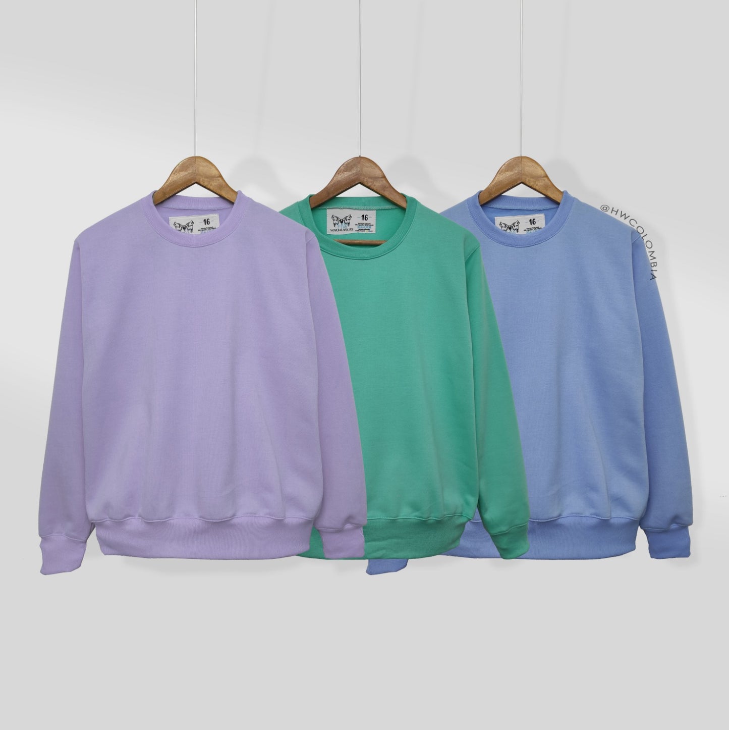 Buzos Cuello Redondo Básico colores