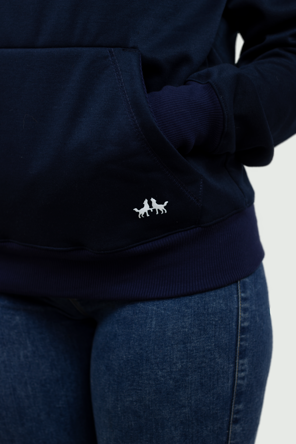 Buzo Hoodie Azul Oscuro