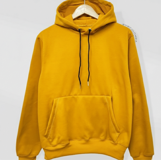 Buzo Hoodie Amarillo