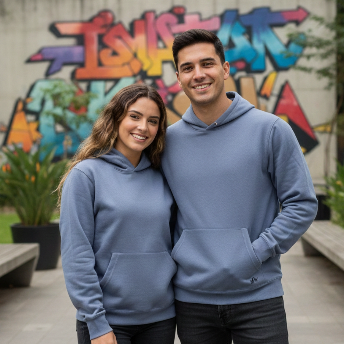 Buzo Hoodie Azul Nautico