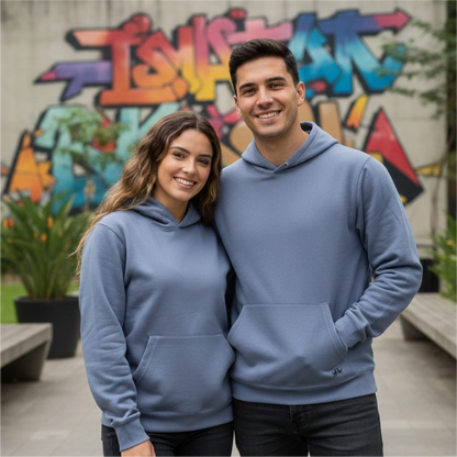 Buzo Hoodie Azul Nautico