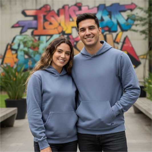 Buzo Hoodie Azul Nautico