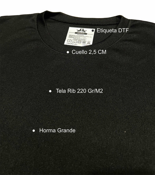 Camisetas Rib Poliester