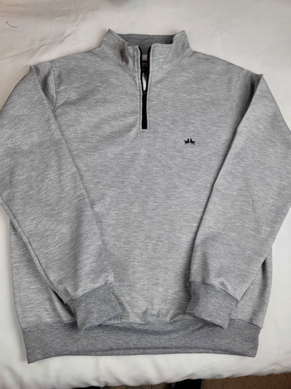 Buzo Premium Cuello Tortuga Gris Jaspe