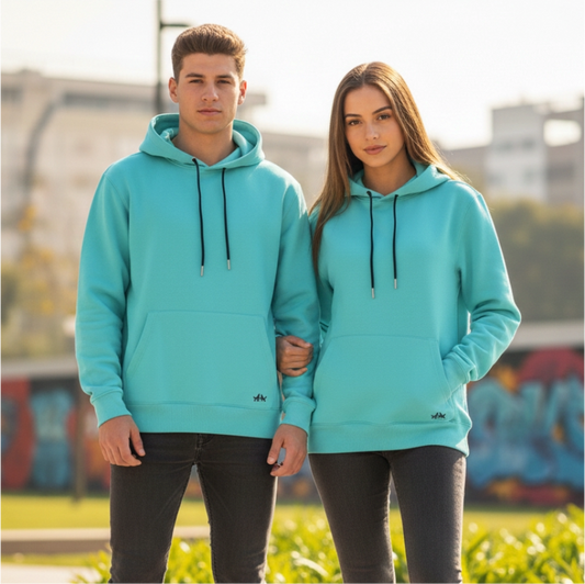 Buzo Hoodie Verde Menta